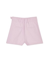 Asymmetric Belted Short