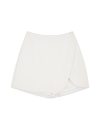 K-Pop Slimming Slit Petal Design Skorts