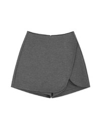 K-Pop Slimming Slit Petal Design Skorts
