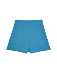 Plain Color High Waisted Shorts