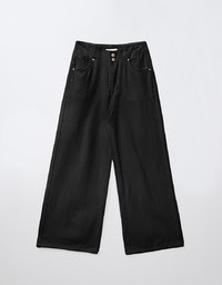 【Den!m LITE】Perfect Waistline JEANS PANTS Airy Lightweight Fabric Extra High Waisted Slimming Jeans Skirt DNA