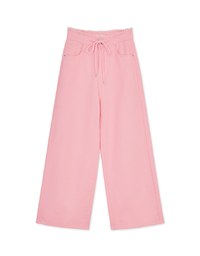 Drawstring Denim Jeans Straight Leg Pants