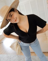 Flare Denim Jeans Pants