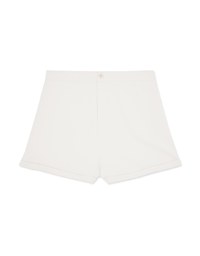 Plain Chiffon Turn Up Shorts