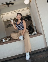 Large Pocket Drawstring Cargo Pants