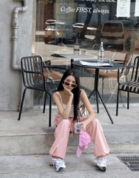 Large Pocket Drawstring Cargo Pants