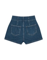 【Den!m LITE】Perfect Waistline Denim SHORTS Lightweigth Fabric Extra High Waisted Slimming Jeans Skirt DNA