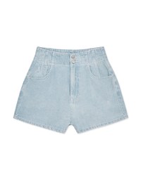 【Den!m LITE】Perfect Waistline Denim SHORTS Lightweigth Fabric Extra High Waisted Slimming Jeans Skirt DNA