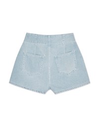 【Den!m LITE】Perfect Waistline Denim SHORTS Lightweigth Fabric Extra High Waisted Slimming Jeans Skirt DNA