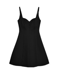 High Natural Waistline Mini Dress