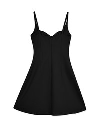 High Natural Waistline Mini Dress