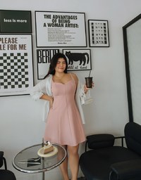 High Natural Waistline Mini Dress