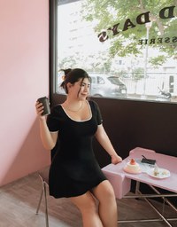 Beyond Basic Bodycon Flare Dress