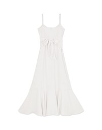 2WAY Hollow Tie Mermaid Maxi Dress (With Padding)