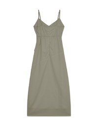 Slit Slim Maxi Long Dress (With Padding)