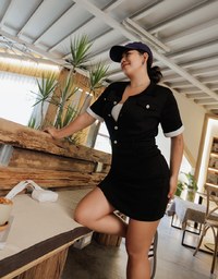 Workwear Lapel Mini Dress
