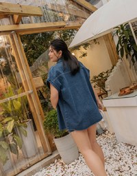 Denim Jeans Oversized Blazer Jacket