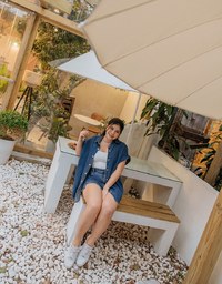 Denim Jeans Oversized Blazer Jacket
