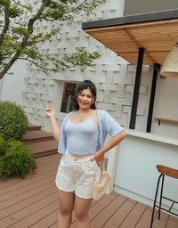 Two Piece Knit Short Sleeve Top