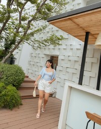 Two Piece Knit Short Sleeve Top