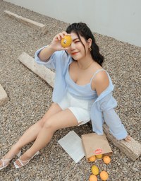 Two Piece Striped Long Blouse Shirt