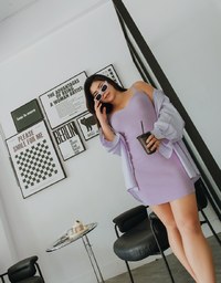 Tube Fitted Mini Set Dress