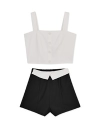 Neat Vest Top Set Wear