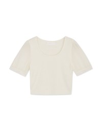 Splice Knit Crop Top