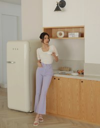 Splice Knit Crop Top