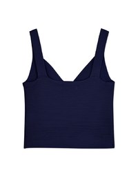 Cross Front Knit Tank Top