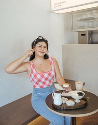Summer Checkered Tank Top