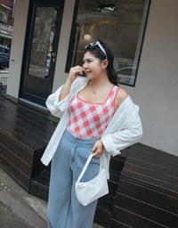 Summer Checkered Tank Top