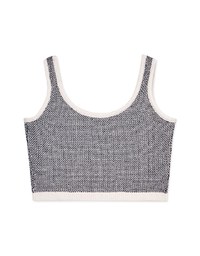 Mixed Color Knit Tank Top