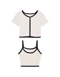 Two-Piece Knit Top