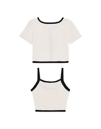 Two-Piece Knit Top