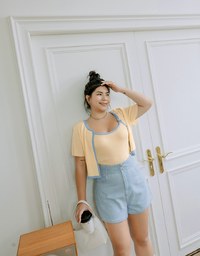 Two-Piece Knit Top