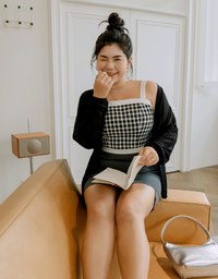 Sheer Knit Long Sleeve Cardigan