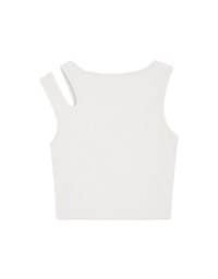 Asymmetric Crop Tank Top (With Padding)