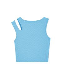 Asymmetric Crop Tank Top (With Padding)