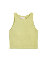 Knit Crop Tank Top (With Padding)