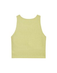 Knit Crop Tank Top (With Padding)