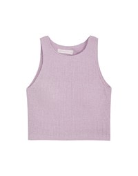 Knit Crop Tank Top (With Padding)