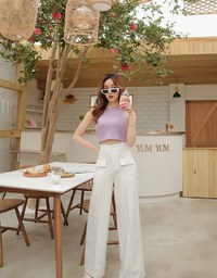 Knit Crop Tank Top (With Padding)