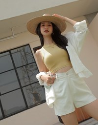 Seam Fit Cropped Tank Top
