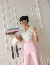 Overlap Knit Top