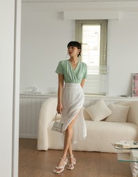 Overlap Knit Top