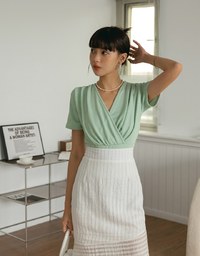 Overlap Knit Top