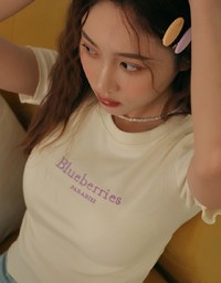 Lettuce Hem Alphabet Crop Top