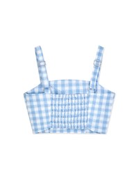 Versatile Checkered Crop Tank Top