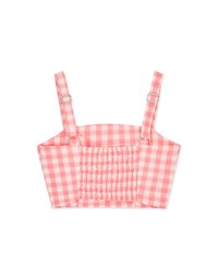 Versatile Checkered Crop Tank Top